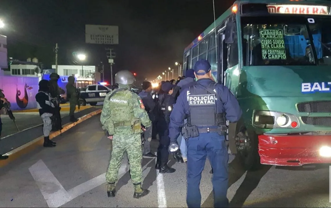 Tizayuca: realizan operativos de seguridad para el transporte público