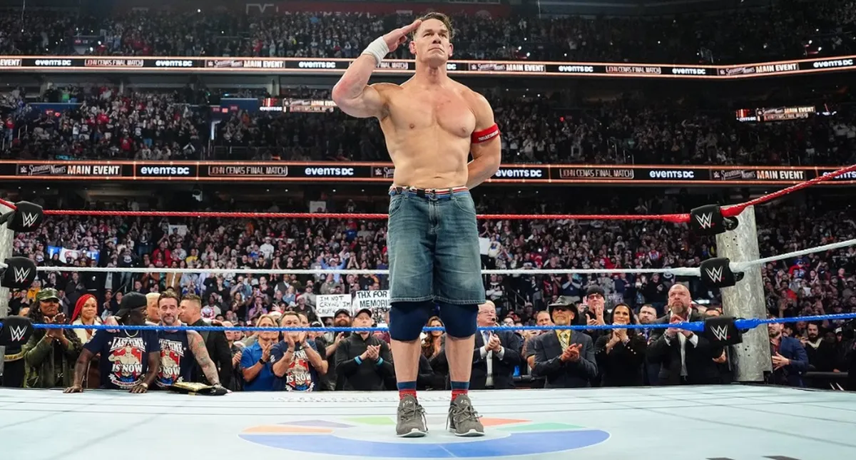 La leyenda de la WWE John Cena puso fin a su histórica carrera en el evento principal del sábado por la noche en Washington DC.
