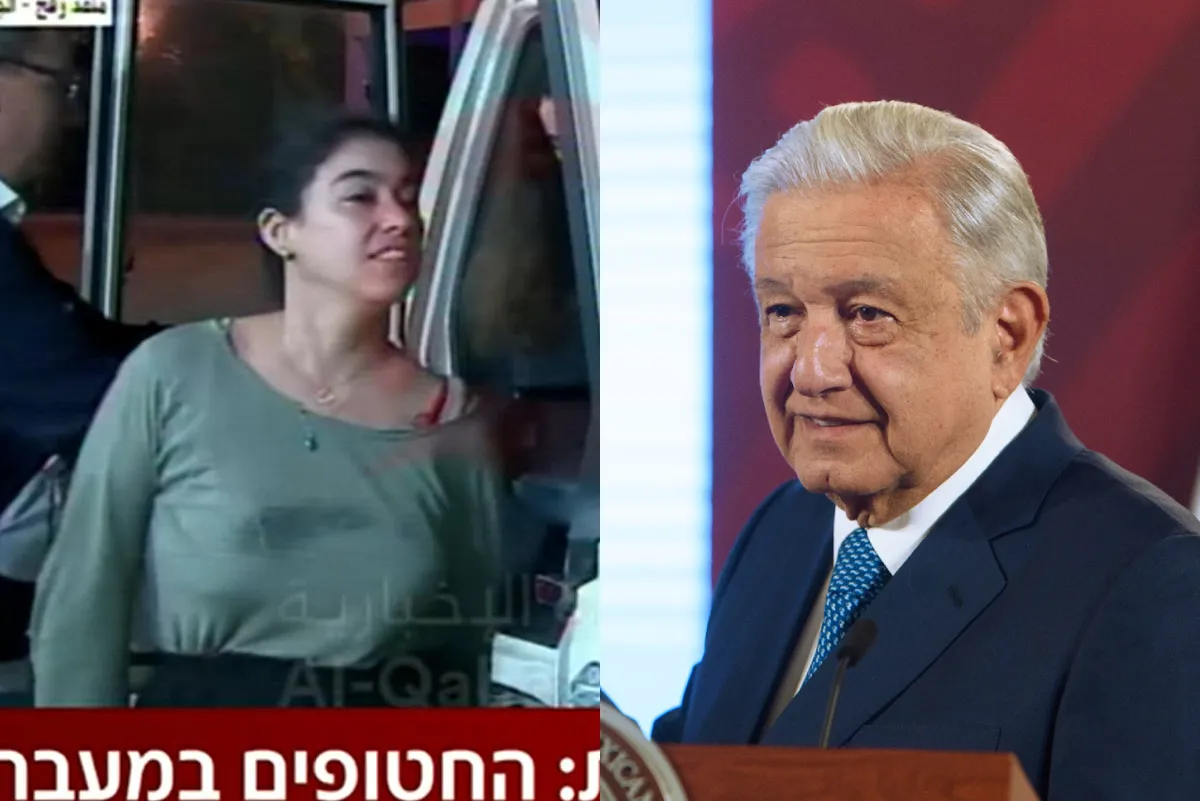 Foto de Ilana Gritzewsky y AMLO