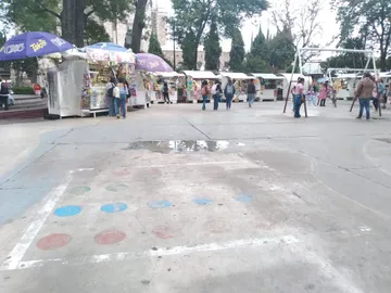 juegos en el Jardin Floresta de Tulancingo