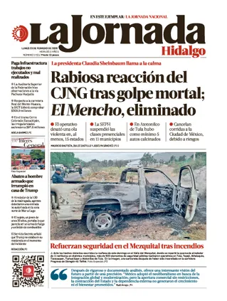 La Jornada Hidalgo | 23 de febrero de 2026
