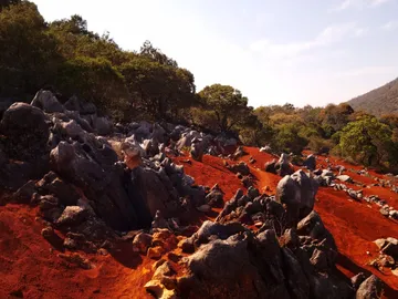 Dunas Rojas en Pacula: un desierto rojo en Hidalgo