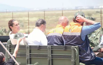 Presidenta Claudia Sheinbaum supervisa obras del Tren Maya