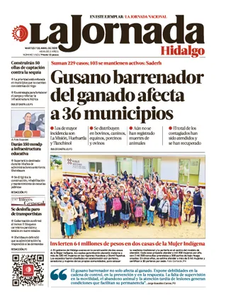 La Jornada Hidalgo | 07 de abril de 2026