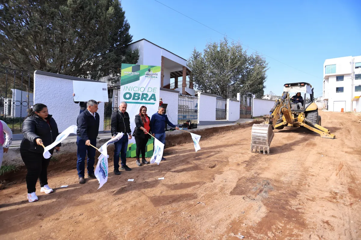 Pachuca: Inician pavimentación en calles de estas colonias