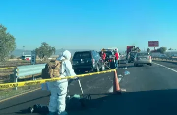 Fallece hombre atropellado sobre la autopista México-Pachuca