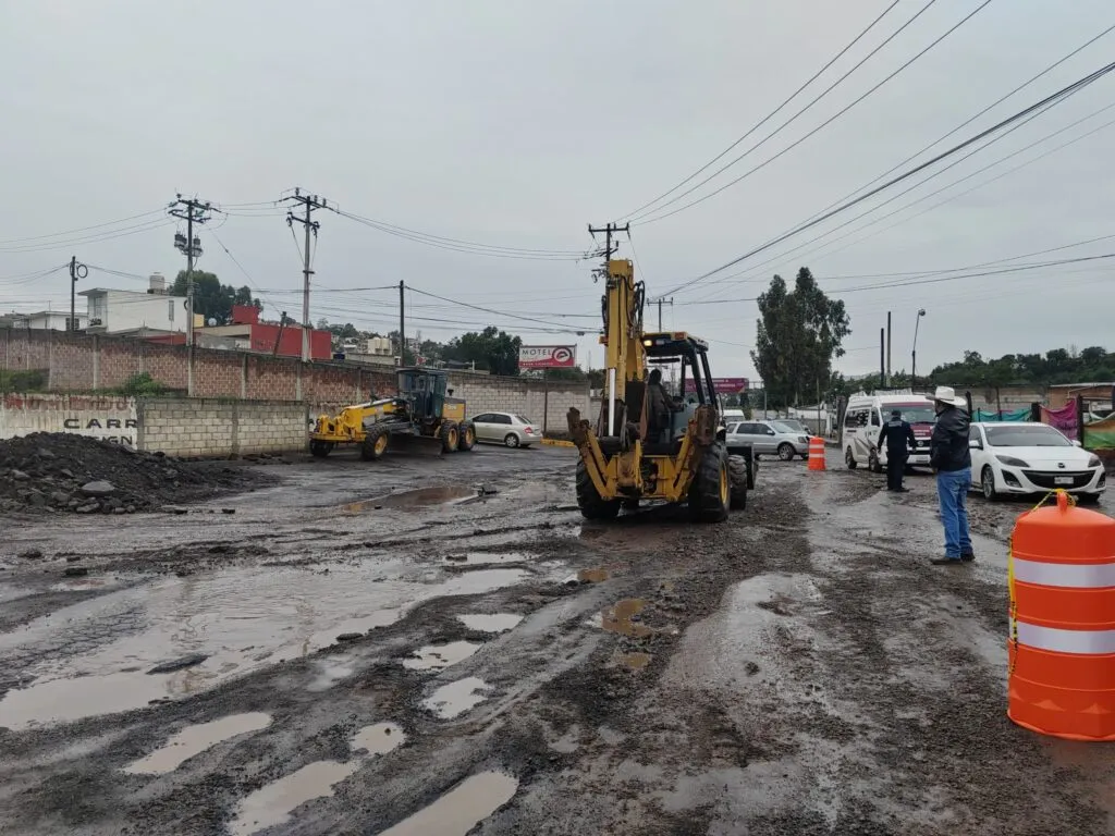 Comienzan obras de reencarpetamiento en tramo Tulancingo–Cuautepec