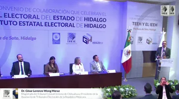IEEH y TEEH firman convenio para resolver denuncias electorales