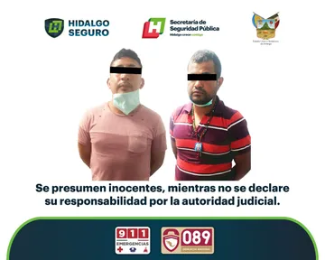 Atrapan a dos presuntos ladrones, tras atracar consultorio médico en Tulancingo