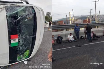 Un muerto y más de diez heridos tras fuerte accidente en la autopista México-Pachuca
