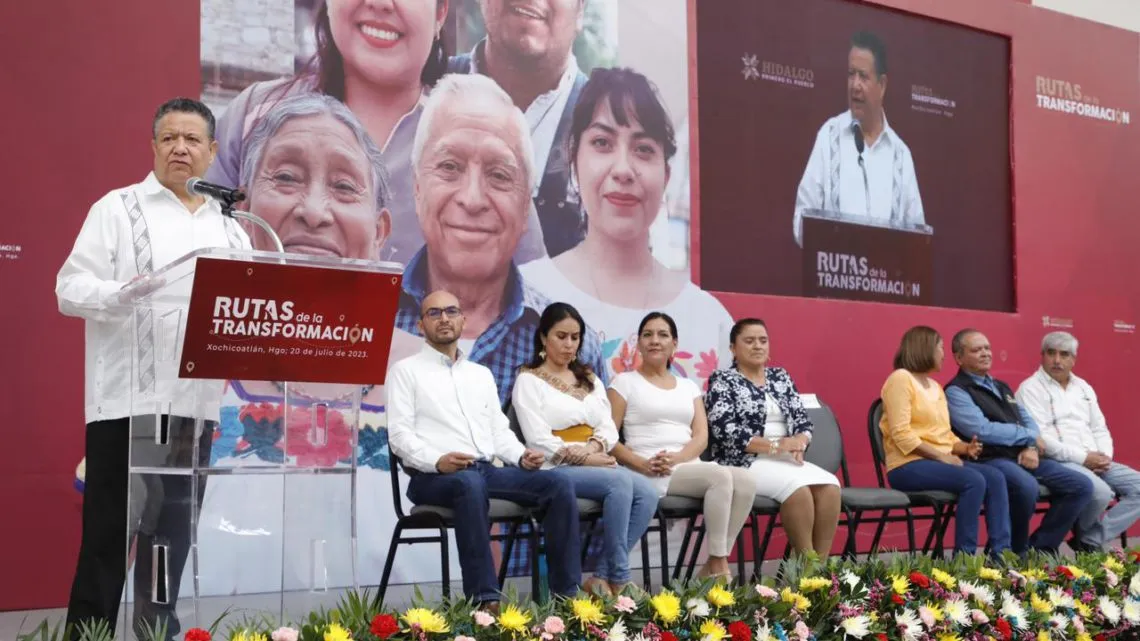 Rutas de la transformación: gobernador visita Xochicoatlán