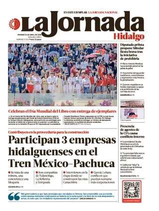La Jornada Hidalgo | 24 de abril de 2026