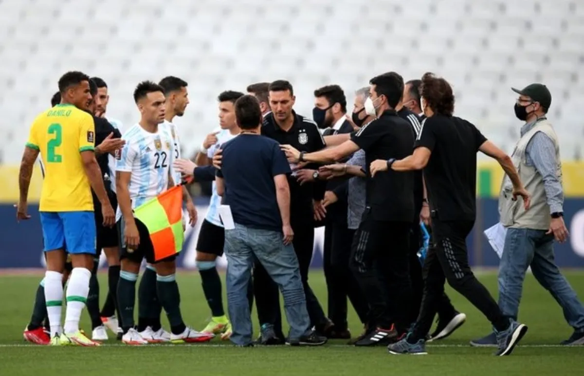 Brasil vs Argentina: suspendido tras detención de 4 jugadores