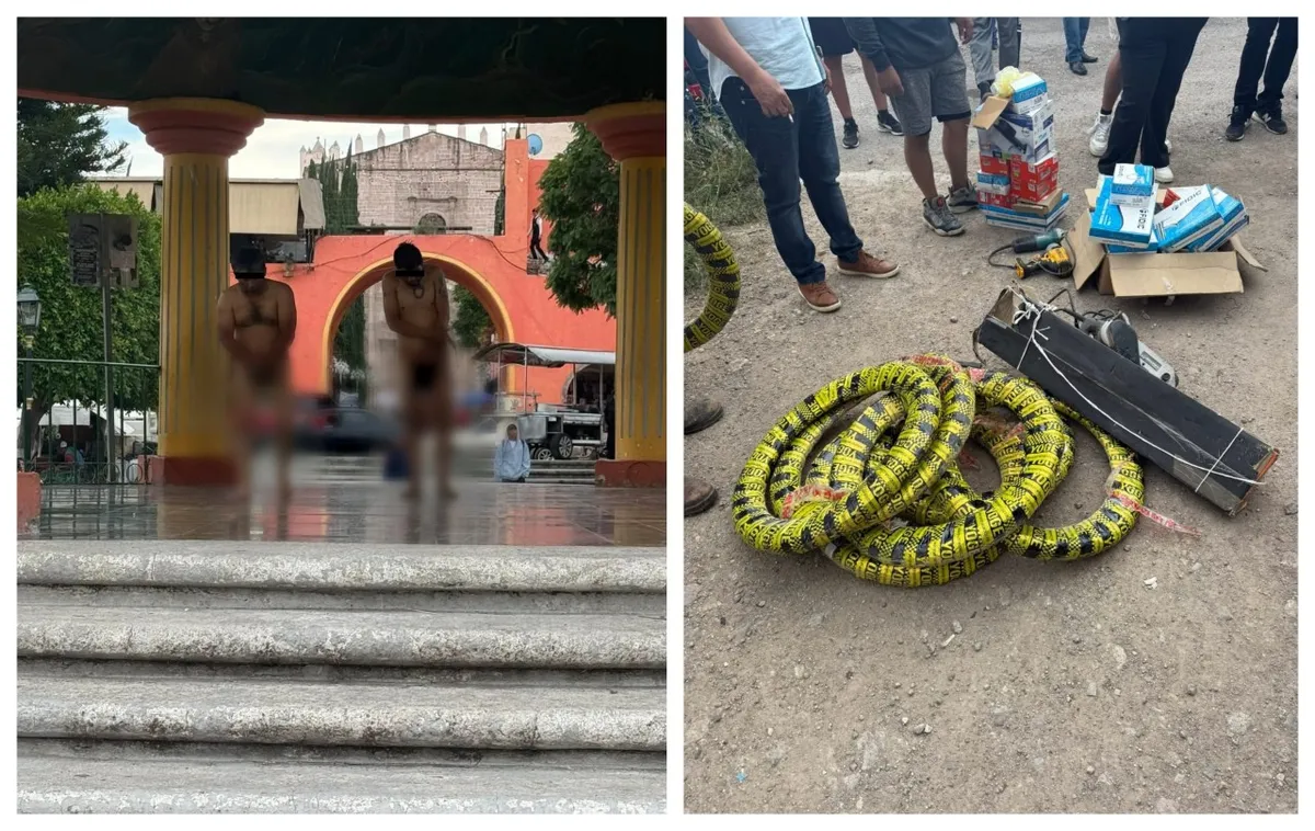 retienen a presuntos ladrones en Actopan