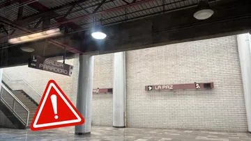 Este miércoles 3 de diciembre, el Metro de la Ciudad de México informó la suspensión del servicio en la Línea A. Foto: Zasid Quizamán