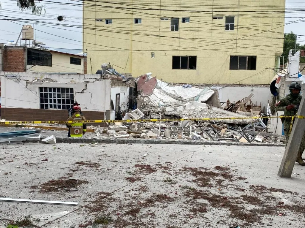 [VIDEO] Vivienda explota en esta colonia de Pachuca