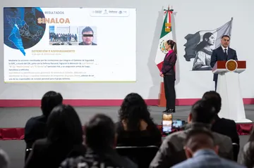 García Harfuch informa 40 detenidos en estrategia contra la extorsión.