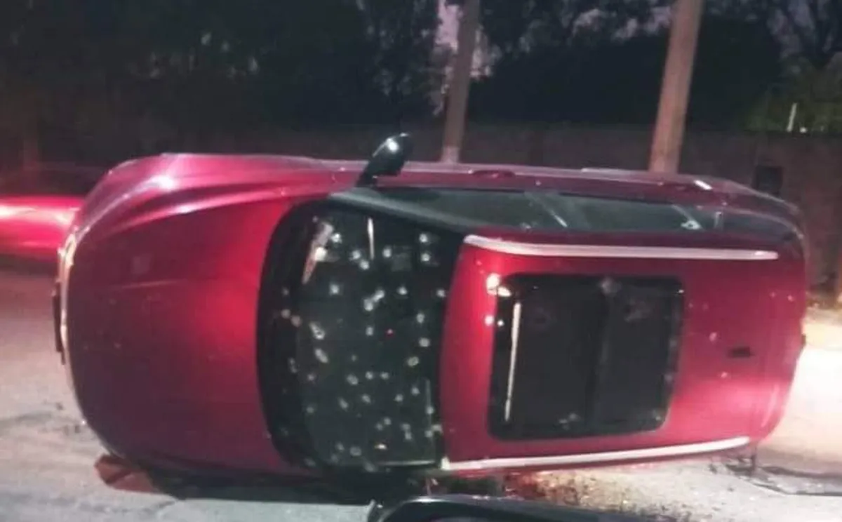 Balacera en Tula: camioneta con impactos de bala y un muerto