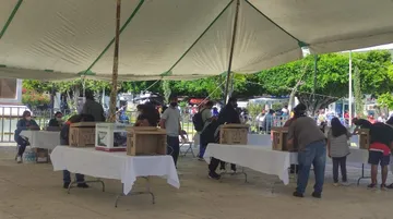 Concurrida la casilla de Mixquiahuala para elección de Concejeros de Morena