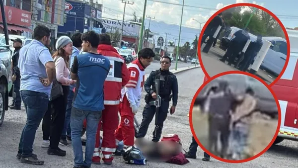 Operativo policiaco tras intento de robo de camioneta en Tulancingo.