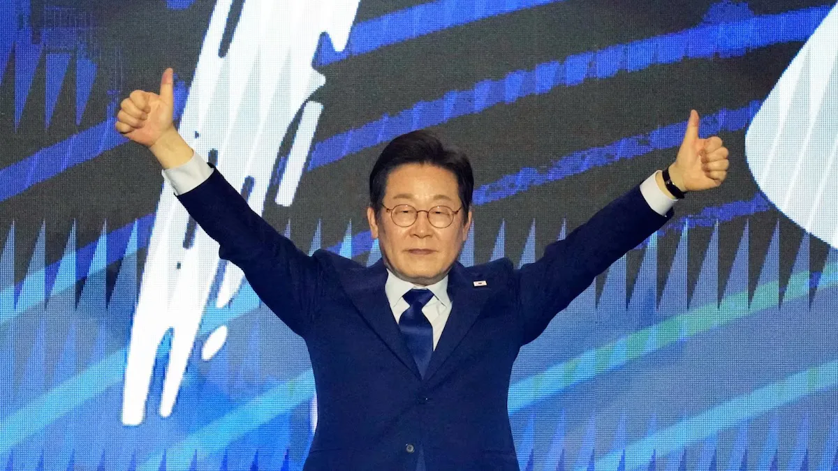 Encuestas a pie de urna confirman ventaja de Lee Jae-myung sobre Kim Moon-soo.