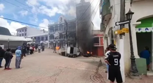 Disturbios en Zacualti´pán