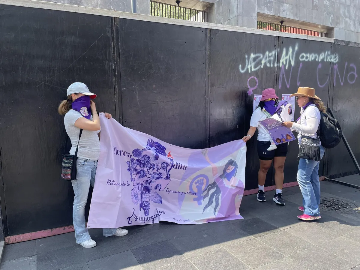 Colectivas feministas rechazan “Mercadita Judicial” en Hidalgo; acusan uso indebido del concepto