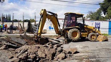 pavimentación de la carretera Cuautepec-Tulancingo