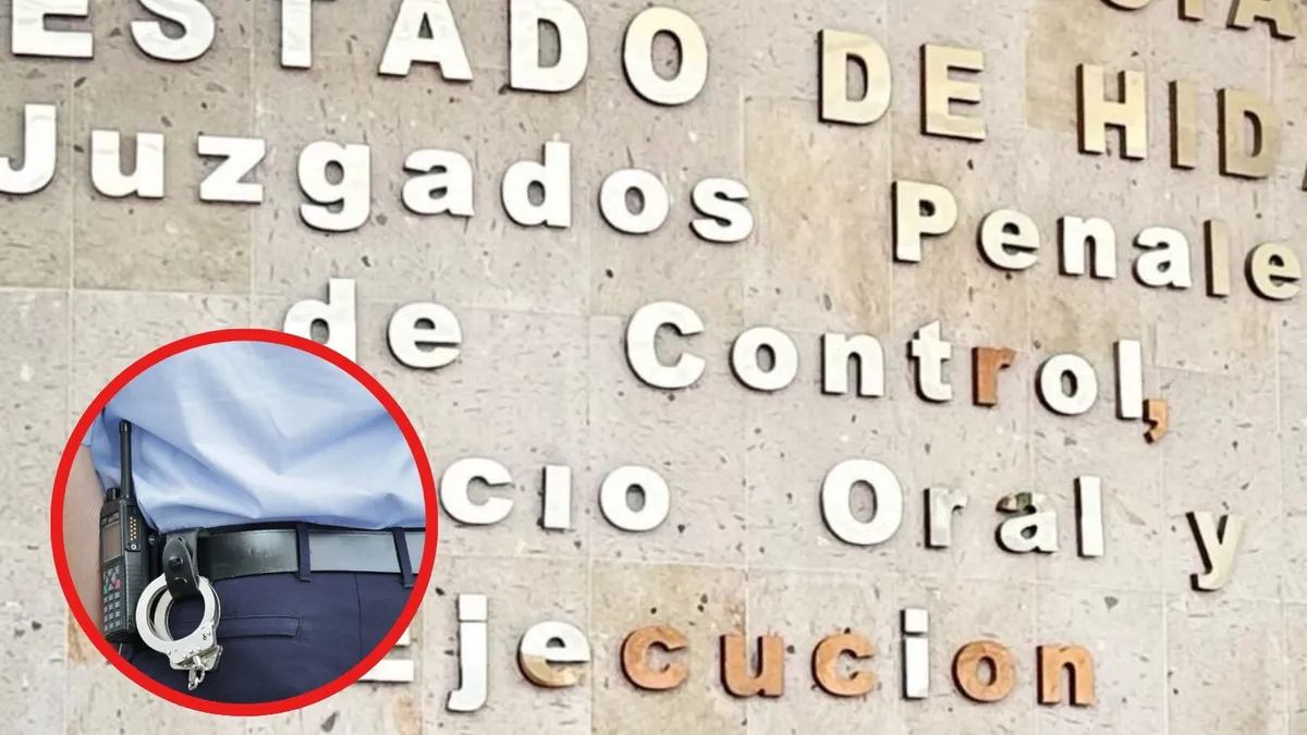 Audiencia por caso de policía acusado en Pachuca.