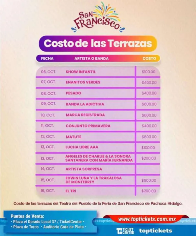 Feria Pachuca 2024: ¿quién se presenta HOY 11 de octubre en el Teatro del Pueblo?