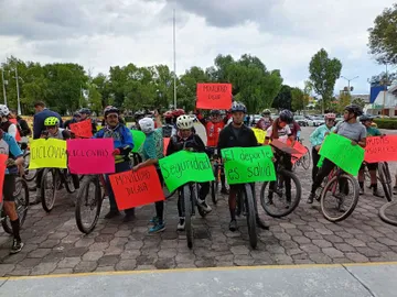Realizan rodada para exigir justicia para médico atropellado en Tula