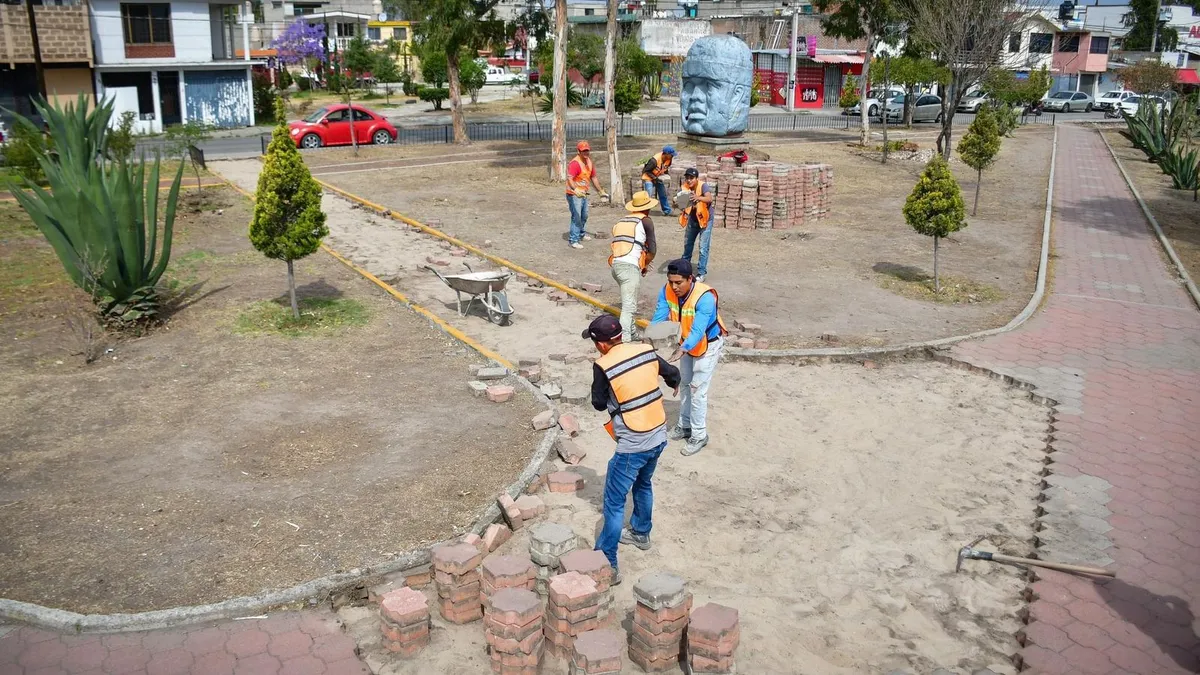 Tizayuca: comienza la renovación y mejoramiento del parque Generosidad