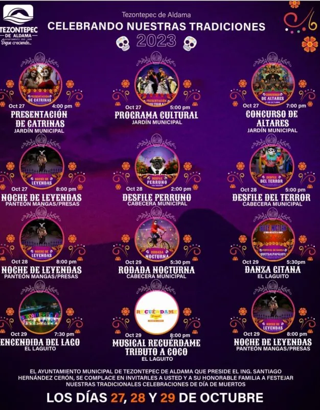 Día de muertos en Hidalgo: desfiles y actividades culturales para disfrutar en familia