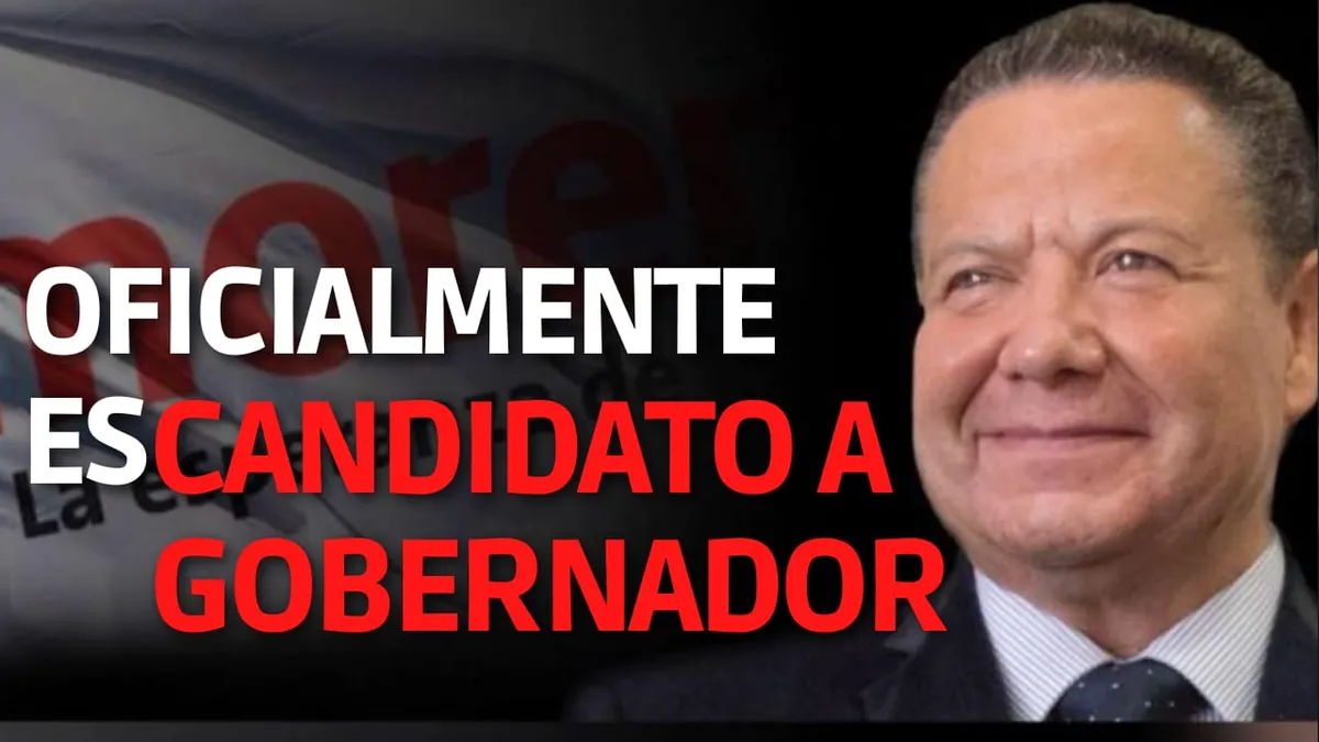 JULIO MENCHACA tomó protesta como candidato a gobernador de HIDALGO