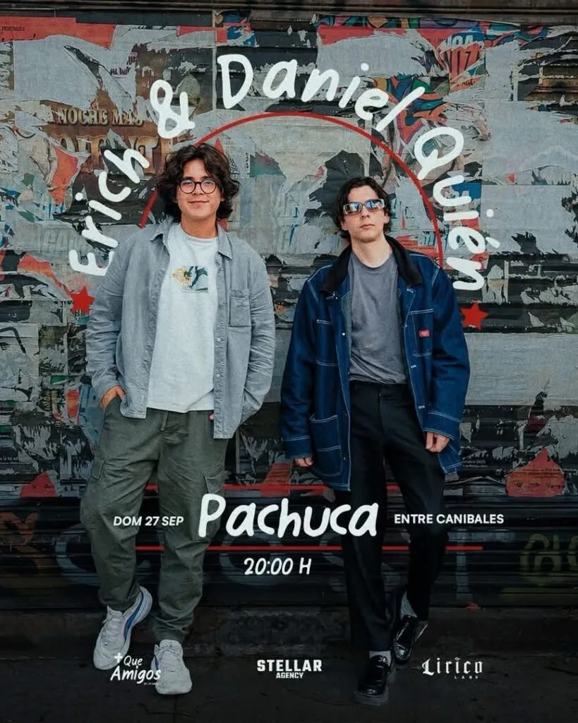 Guitarra, voz y nuevas canciones: Erich y Daniel Quien llegan a Pachuca