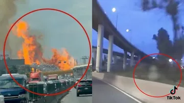 Motociclista grabó un extraño sonido en el Puente de la Concordia, lugar marcado por la explosión de una pipa en CDMX.