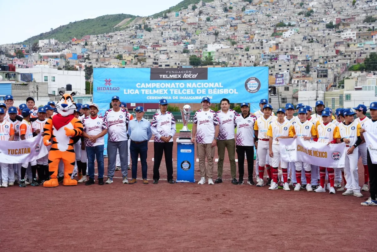 Inicia el Campeonato Nacional de Béisbol Pre Junior 2025 en Hidalgo