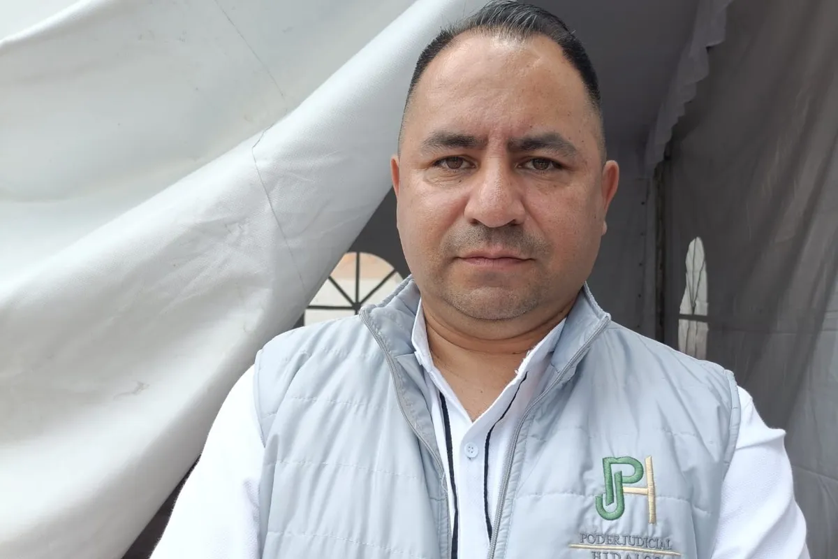 Reynaldo Soto Ponce, secretario general del Tribunal Superior de Justicia de Hidalgo