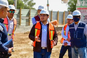 Autoridades dan seguimiento a obras en centro de Tizayuca