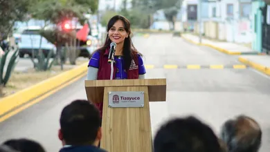 Gretchen Atilano edil de Tizayuca pone en marcha el el Plan General de Infraestructura Vial