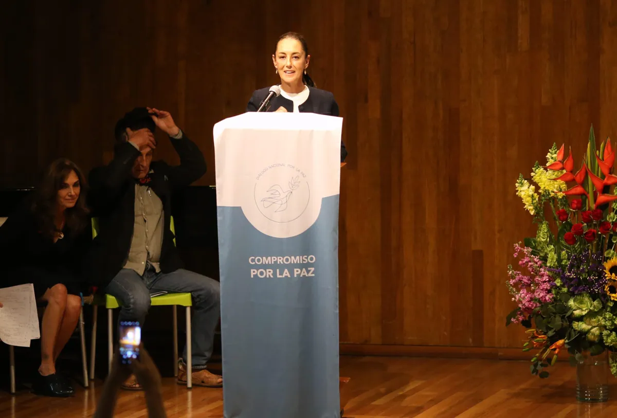 Claudia Sheinbaum propone diálogo y colaboración para un México en Paz