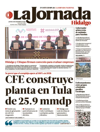 La Jornada Hidalgo | 18 de diciembre de 2025