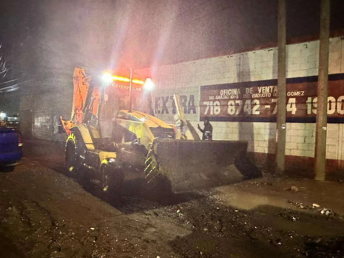 Ante fuerte lluvia realizan recorridos en Mineral de la Reforma