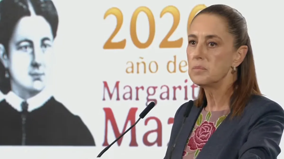 Sheinbaum sobre la ONU durante su mensaje sobre conflictos internacionales y postura de México.