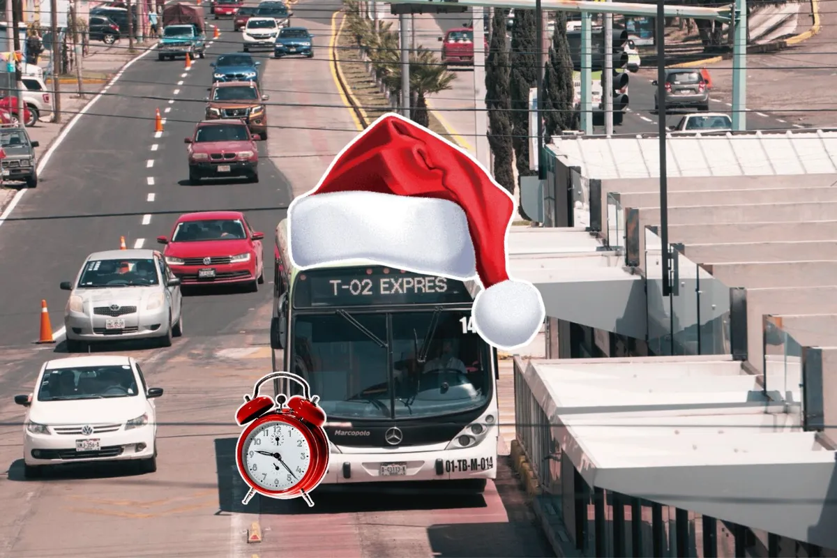 Tuzobús: horarios especiales para Navidad y Año Nuevo 2024