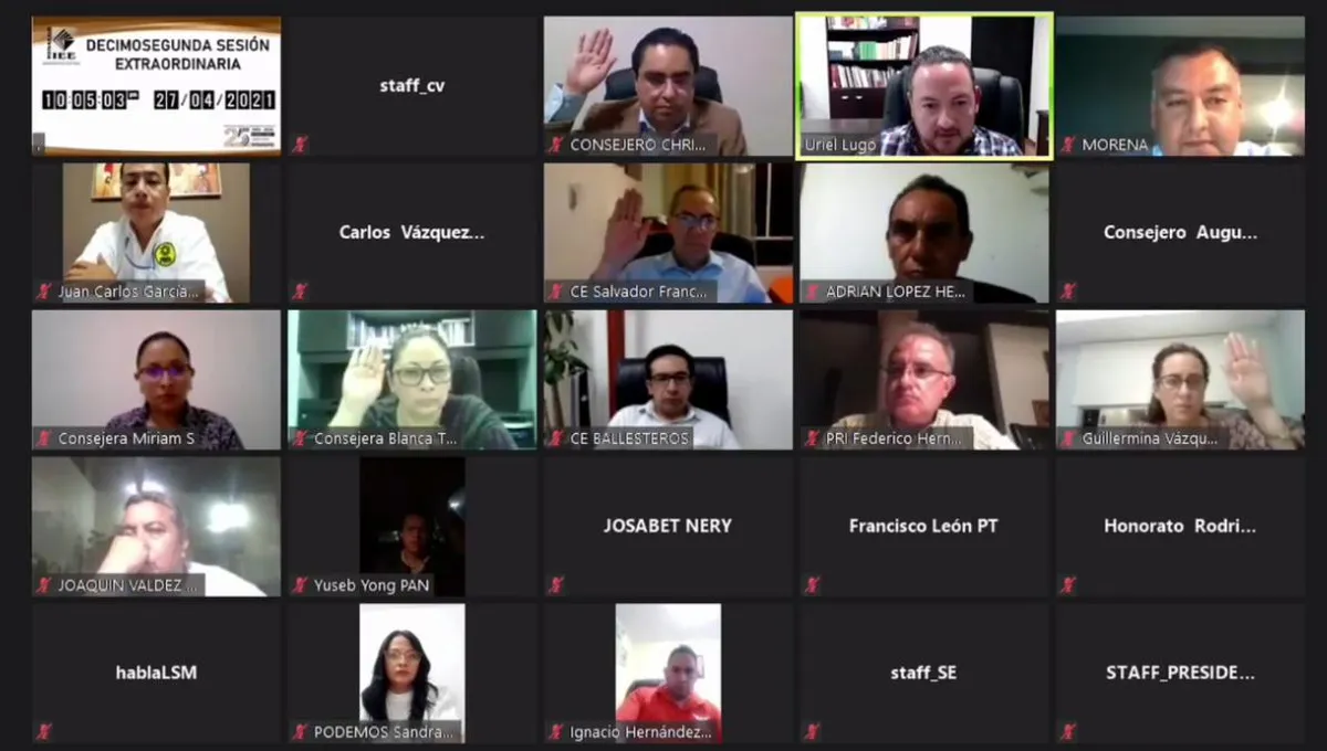 Aprueba IEEH postulación de Francisco Xavier como candidato plurinominal