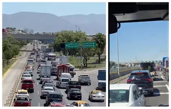 ¡Mejor ni salgas! Caos total en la México-Pachuca por obras y accidente