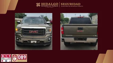 Camioneta asegurada