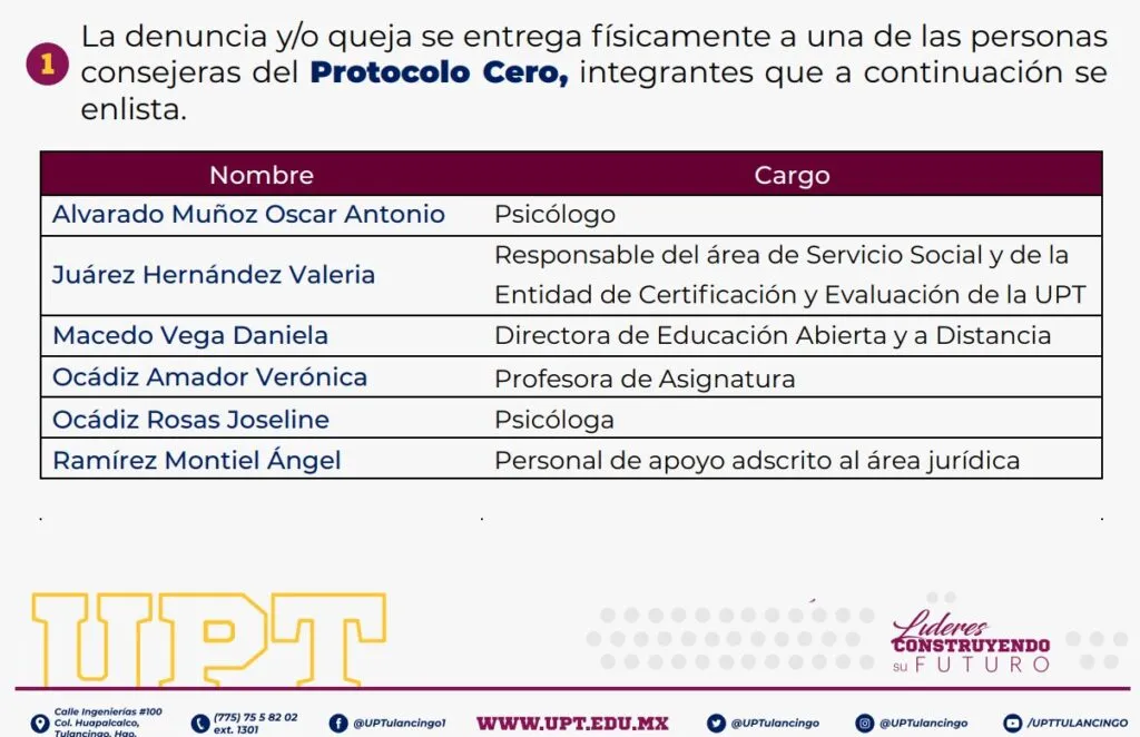 Agredido en la UPT no era profesor, sino personal jurídico y consejero del “Protocolo Cero”