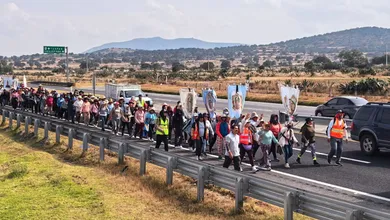 Peregrinación de Tenango de Doria a la Basílica de Guadalupe